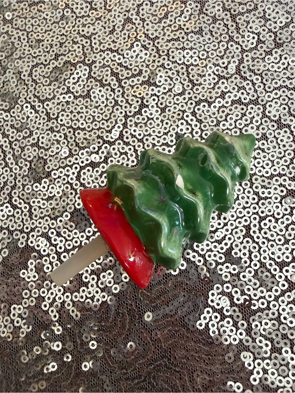 Nora Fleming O Tannenbaum Christmas Tree Mini A173 Green Red Holiday Decor